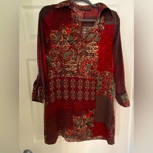 Zara mini patterned dress (S)